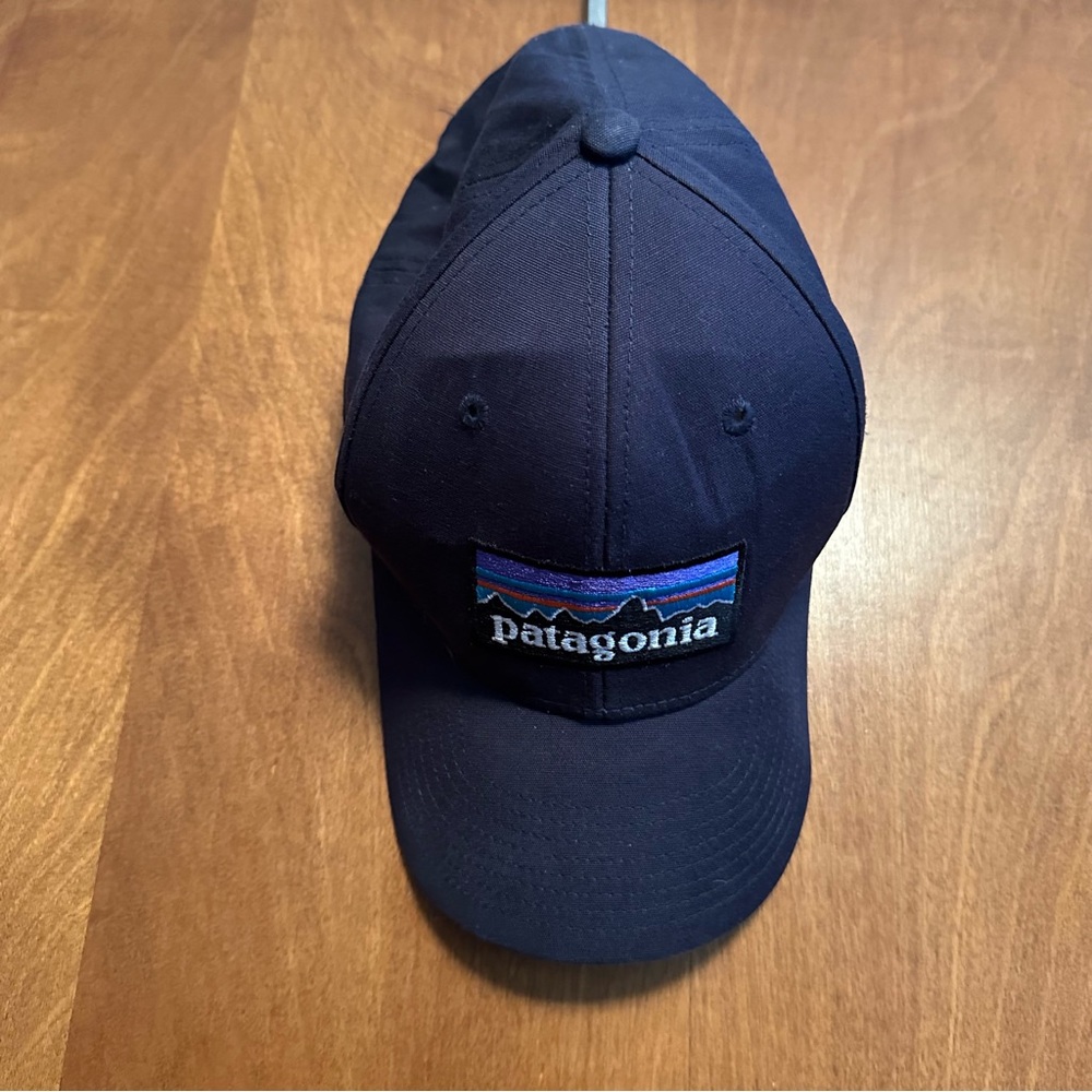 Patagonia Navy Blue Logo Hat Adjustable Adult One Size‎